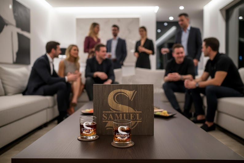 Personalized Engraved Whiskey Glass: Aged To Perfection Birthday Gift image 9