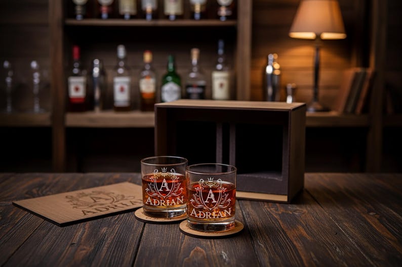 Personalized Engraved Whiskey Glass: Aged To Perfection Birthday Gift image 16