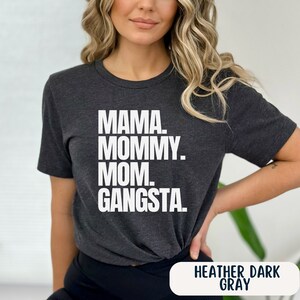 Gangsta Rap Mom Shirt Funny Mom Sweatshirt Gangsta Rap Crewneck Bruh Mom Shirt Mom Life tshirt gift for Mom Mother&#39;s Day shirt Funny Mama