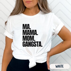 Gangsta Rap Mom Shirt Funny Mom Sweatshirt Gangsta Rap Crewneck Bruh Mom Shirt Mom Life tshirt gift for Mom Mother&#39;s Day shirt Funny Mama