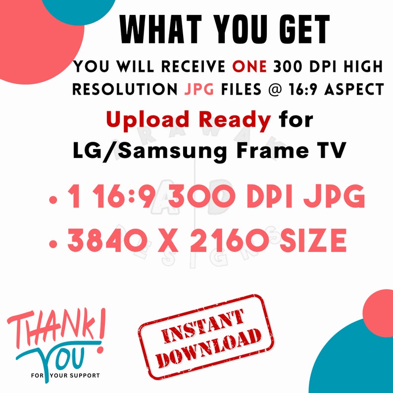 Vibrant Fruit Art Print for Samsung Frame TV, Digital Download