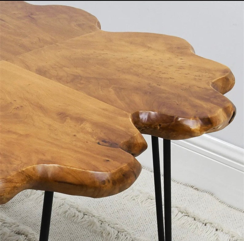 Live Edge Cedar Root Table Etsy