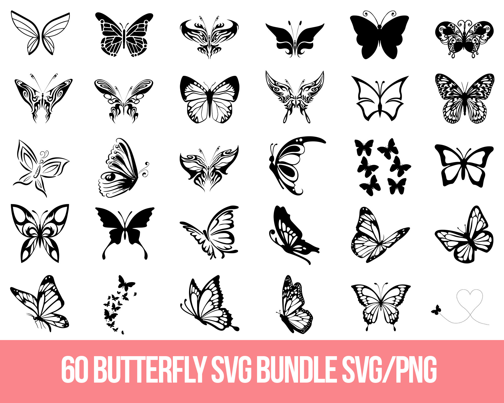 Butterfly Svg Butterfly Svg Bundle Layered Butterfly Bundle Etsy Australia
