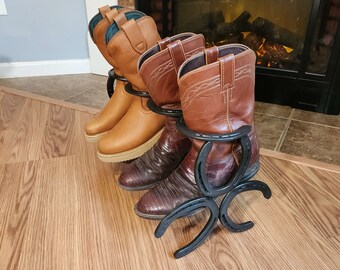 Horseshoe 2-Pair Boot Rack