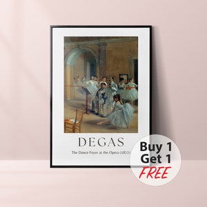 Edgar degas wall art degas Ballerina  Ballet Print