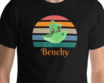 Funny Retro Benchy 3D Printing Gift Shirt for Him or Her 3D Printed Boat