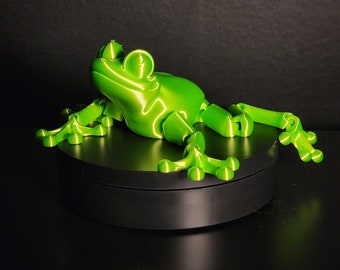 Articulated Frog 3D Printed Flexible Flexi Froggy Fun Gifts