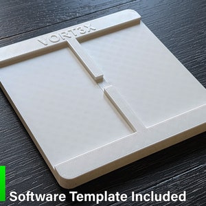 XTool F1/F2 Business Card Jig: Double Metal Card Template