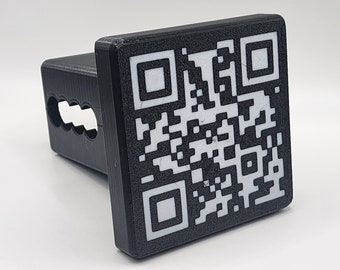 Custom QR Code Trailer Hitch Cover | Fits 2" Tow Hitch | Universal Custom Trailer Hitch Receiver Covers