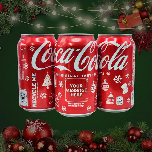 Personalized Coca Cola Cans - Etsy