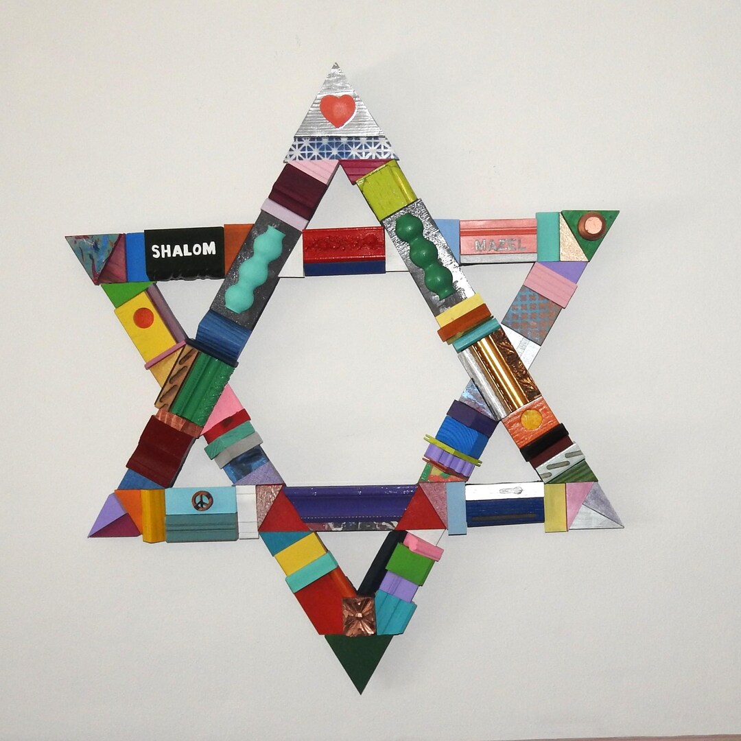 Star of David - Bold Color Big Blocks - Dynamic Shape - Acceptance ...