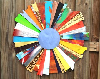 Colorful Sunburst Wall Mirror - Hello Sunshine - Handcrafted One of a Kind - Good Morning - Happy Day - You Are Special Wall Art - Hand Made