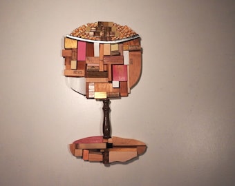 White Wine Goblet - Glass of Champagne - White Bubbly - Salute - Cheers - White Wine - Rose - Pinot Grigio - Prosecco -