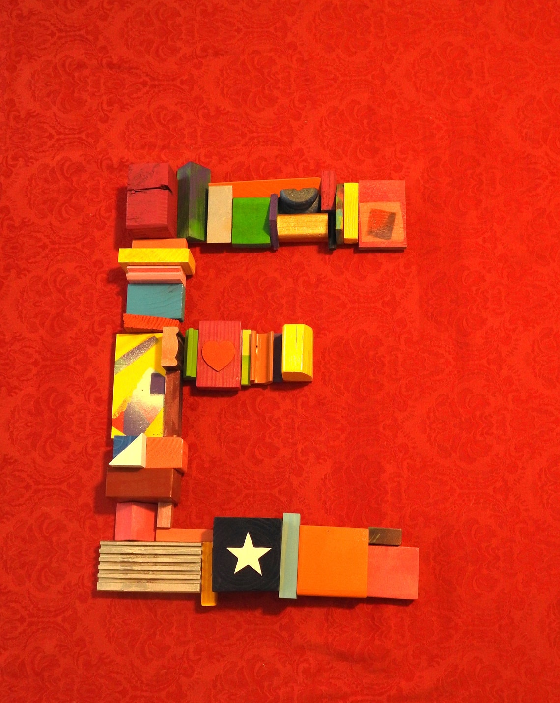 SOLD - LOVE - Big Block Capital Letters - Amor - Colorful Wall Art ...