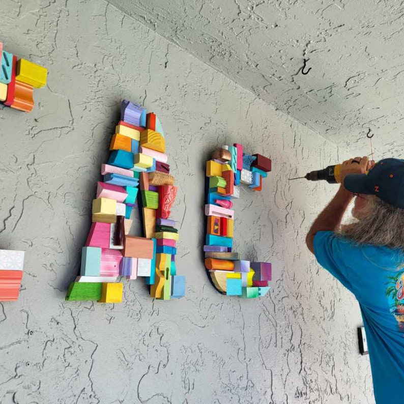 PEACE Wall Sculpture - Assemblage Wall Art - Recycled Wood ...
