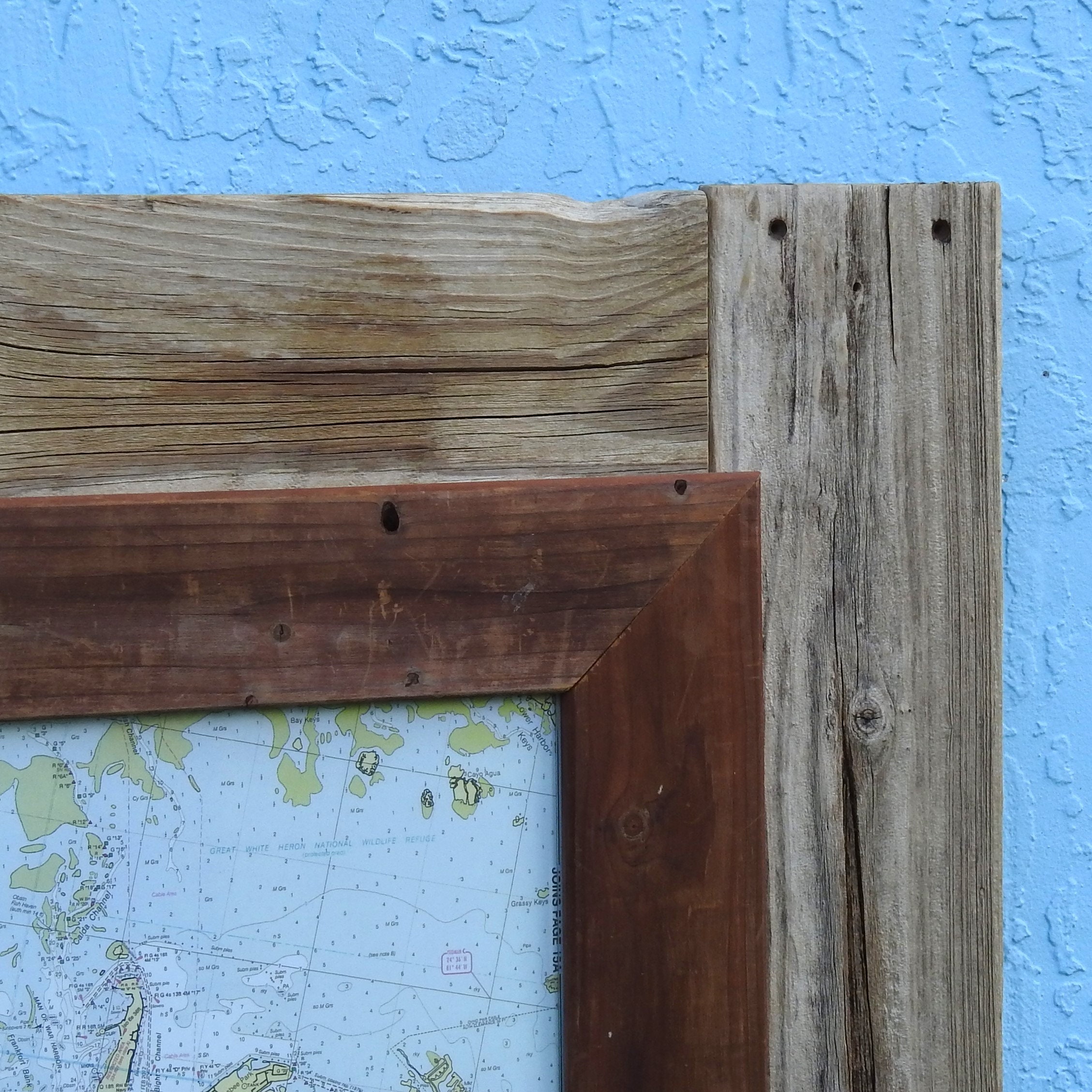 Key West Nautical Chart Fishing Island Home Coastal Living Beach House