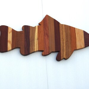 Fish Cutting Board - Handcrafted Hard Wood Kitchen Board - Fish Shape - Fisherman&#39;s Gift - Chef&#39;s Choice - Italian Feast of 7 Fishes