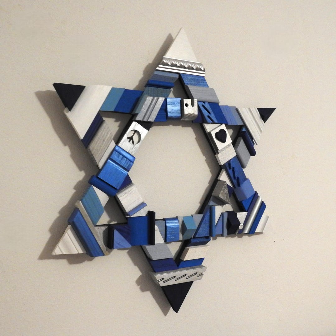 Star of David - Bold Color Big Blocks - Dynamic Shape - Acceptance ...