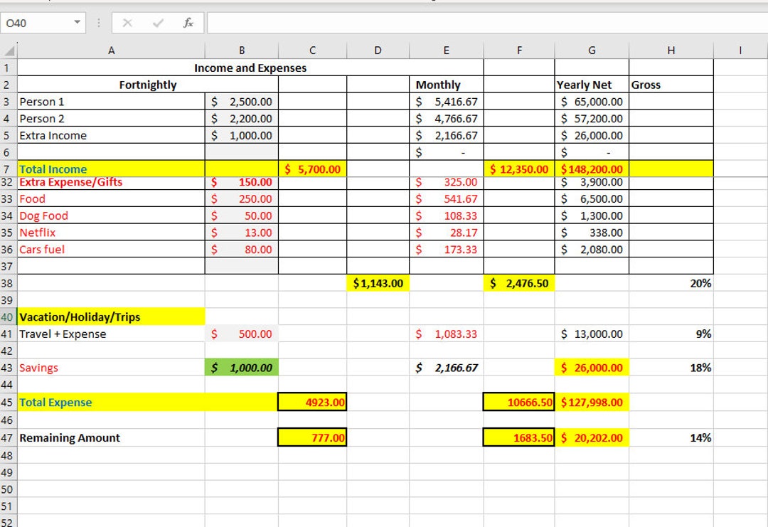 Salary Planning Spreadsheet - Etsy