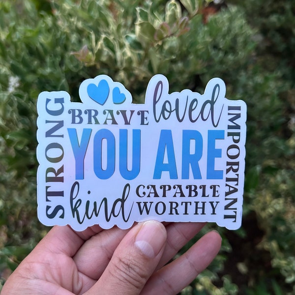 You Are Affirmation Magnet | Fridge Magnets | Teen Girls | Confidence | Encouragement