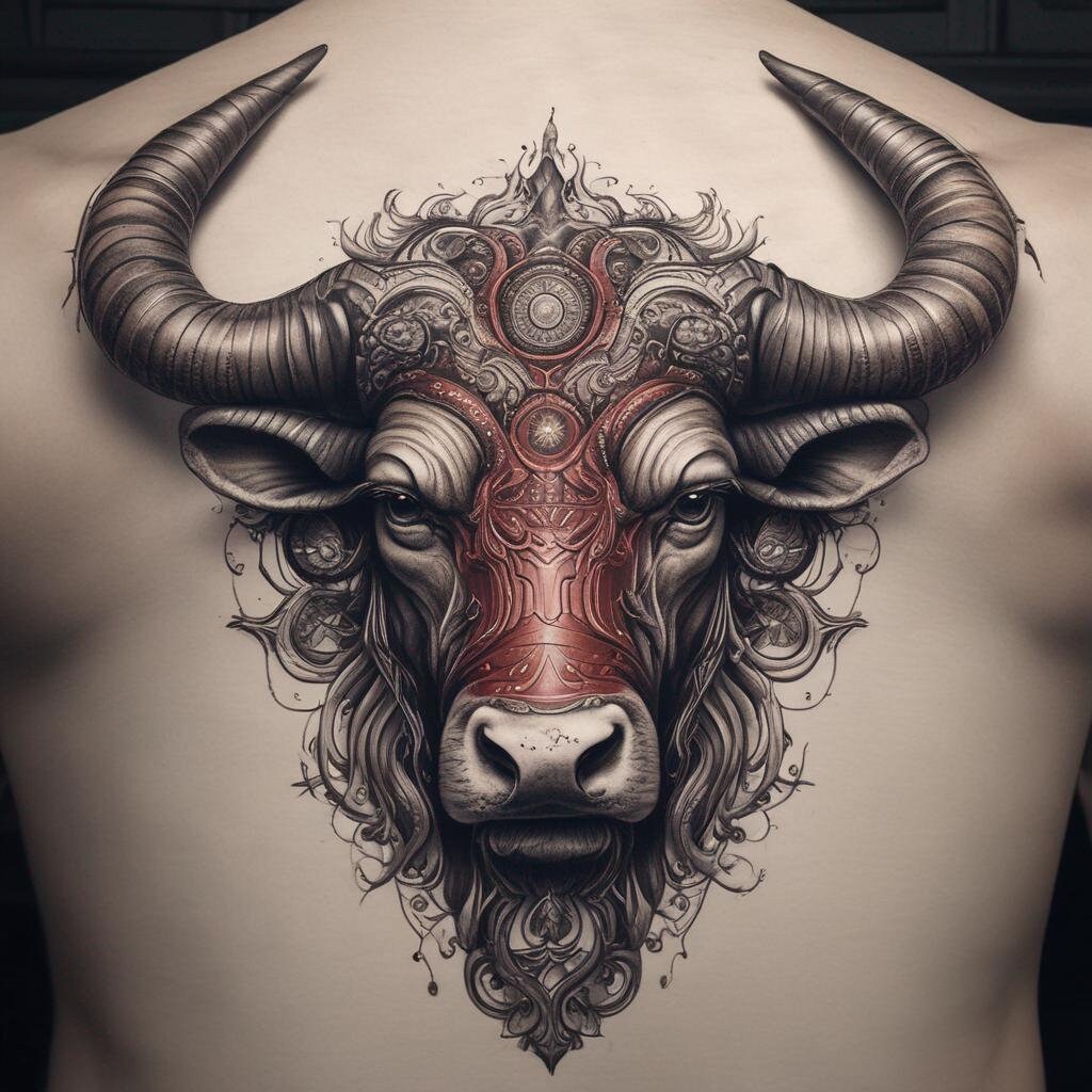 Bull Tattoo Ideas, Taurus Tattoo Digital Files for Low Price, Bull ...