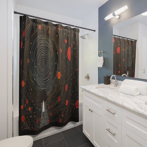 Beautiful Nightmare, Black Woman Beauty Shower Curtain , Bathroom Decor,  Interior Design, Bathroom Goal , Trendy Decor, gift ideas