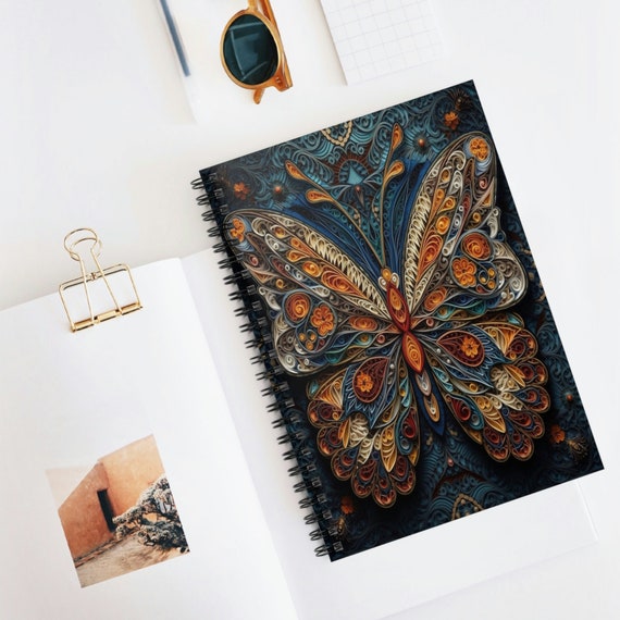 Personalized, Customized, Inspirational , Unique , Handcrafted, Ecofriendly, Spiral Notebook - Ruled LineSpiral Notebook - Ruled Line