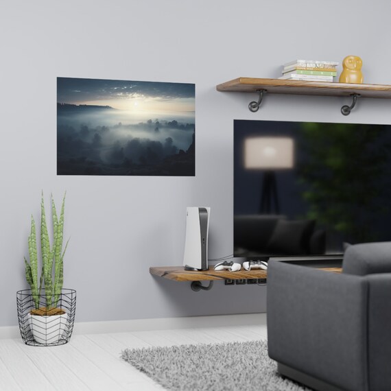 Cloudspace , Horizontal Matte Finish , Contemporary Wall Art, Decorative Unique Poster"