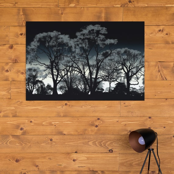 Ise Stencil Inspired Japanese Katagami, HDR Tree, Home Decor, Premium High-Quality , Professional Stretched ,  Canvas Gallery Wrap