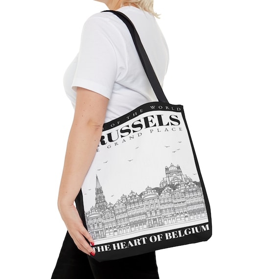 The London Carryall Tote, Practical Chic Handmade ,  Stylish High Quality,  Trendy Brussels Bag,  Dynamic, Gift Ideas  (AOP)