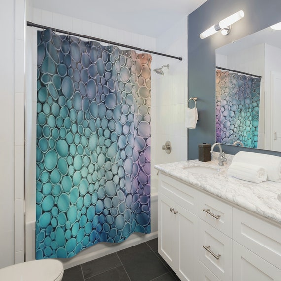Designer, Luxury , Stylish Modern , Durable Waterproof , Unique Print , Decorative Bathroom,  Shower Curtain