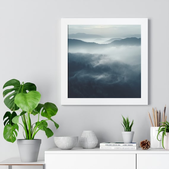Retro Unique,  Cloud Space, Home Decor  , Gallery Custom Poster Art