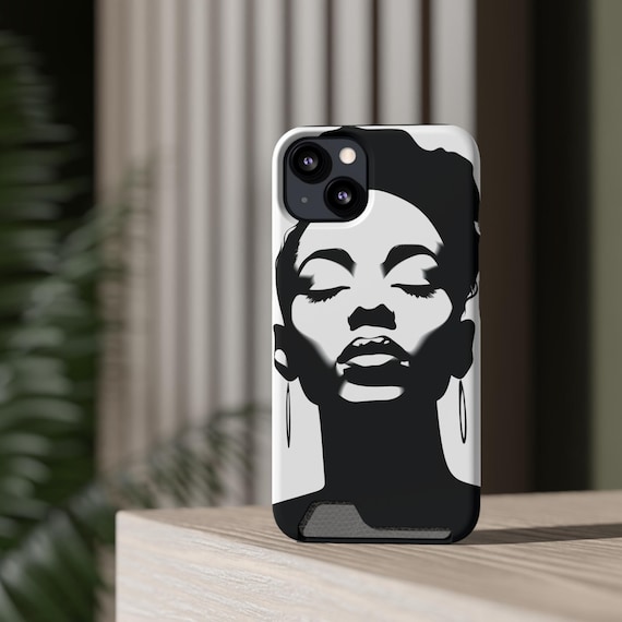Phone Case with Card Holder, Make It Happen, Inspirational Phone Cover, Motivational Cardholder, On-The-Go Accessory, Slim Fit