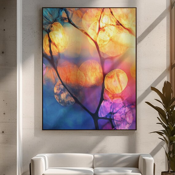 Playful Light, Fluid Shapes, and Transparent Layers for Modern Home Styling, Translucent Conundrum –  Digital Wall Art , Unique, Gift Idea
