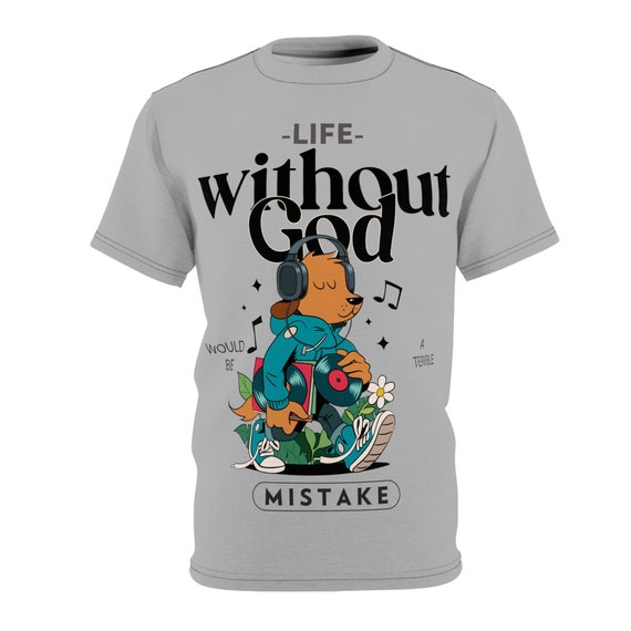 Uniquely Textured,  Life Without God Tee, Unisex, Premium , Versatile, Stylish, Casual,  Tee