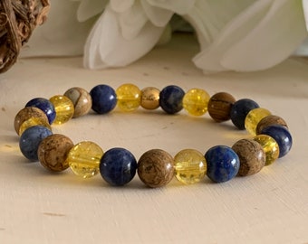 Autoimmune Healing Bracelet | Immunity Support | Natural Gemstones