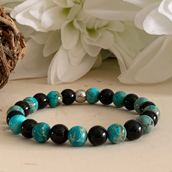 Fibromyalgia Healing Bracelet | Fibromyalgia Pain Relief | 8 mm Natural Gemstones