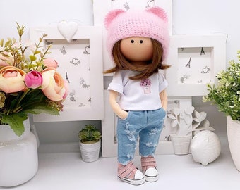 Tilda doll Custom Doll Rag doll Handmade doll Cloth Doll Art doll Baby doll Textile doll Personalized doll Interior doll Small doll Toy doll