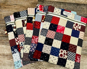 Kreuzstich Projekttasche Patriotic