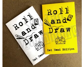 Roll and Draw - Cat Head Edition Mini Zine