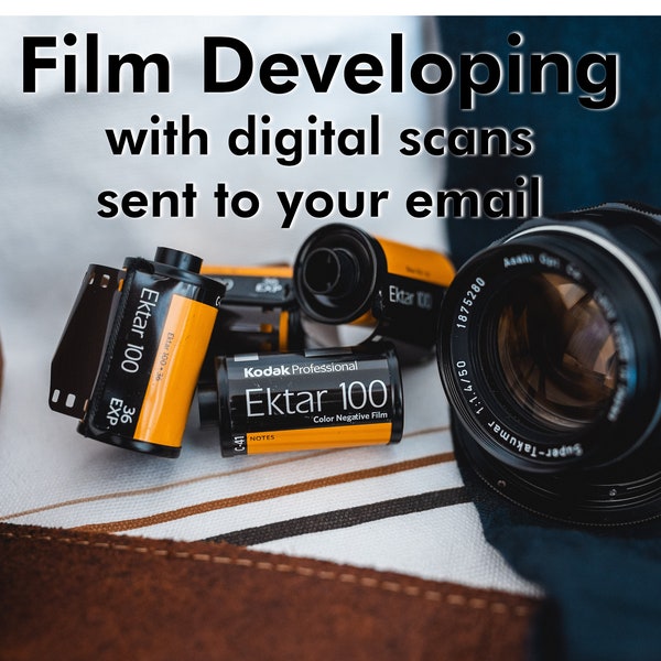 Film Developing with digital scans (35mm/120/C-41/B&W)