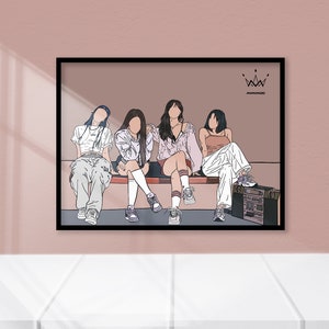 Mamamoo Street, Mamamoo Digital Download, Mamamoo Poster, Mamamoo Wall Art, Mamamoo Minimal, Mamamoo Art Print, Kpop, Mamamoo Merch