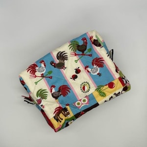 Handmade Farmhouse Quilted Boxy Zipper Bag – Travel & Everyday Organizer