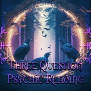 Three Question Intuitive Psychic Reading || FREE Consultations