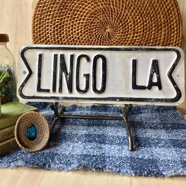 Vintage Street Sign- Lingo Lane