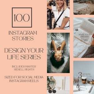 Social Media Templates | Story Templates |  Content Templates | Master Resell Rights | Faceless Instagram Account | Story Templates