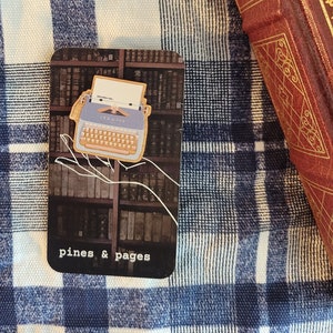 Typewriter Pin - 100% Wooden, Environmentally Friendly!