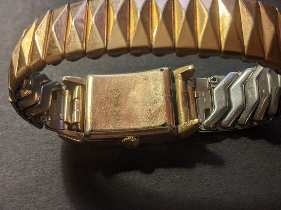 Antique 10k Gold trim Wittnauer Watch in Antique … - image 5