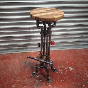 The Fairbairn Industrail Steampunk Bar Stool