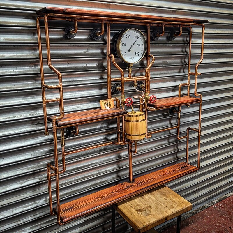 Steampunk Bookshelf - Etsy